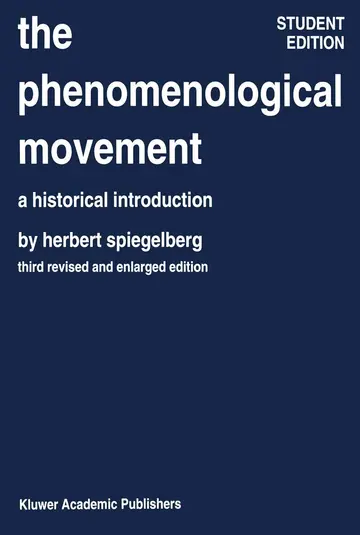 Cover of The Phenomenological Movement
