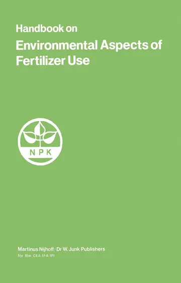 Cover of Handbook on Environmental Aspects of Fertilizer Use