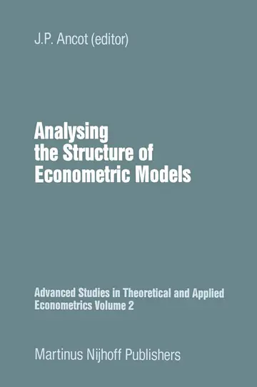 Cover of Analysing the Structure of Economic Models