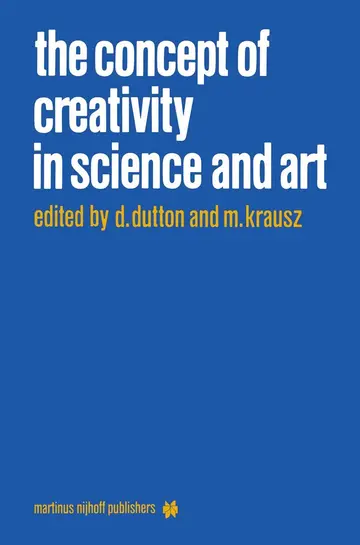 Cover of The Concept of Creativity in Science and Art