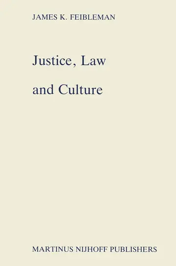 Cover of Justice, Law and Culture