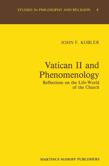 Cover of Vatican II and Phenomenology