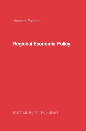 Cover of Regional Economic Policy