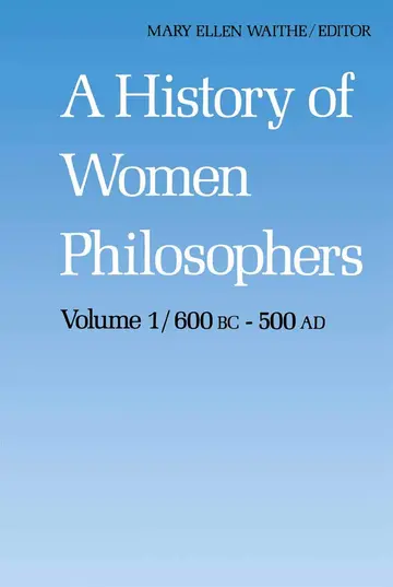 Cover of A History of Women Philosophers