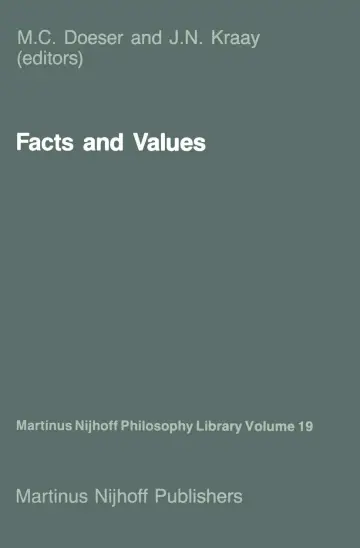 Cover of Facts and Values
