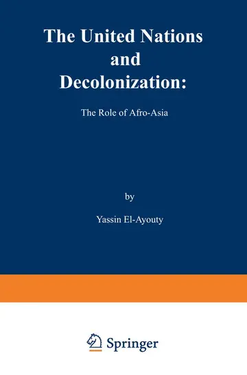 Cover of The United Nations and Decolonization