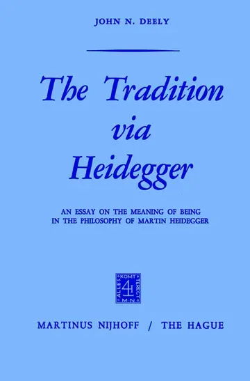 Cover of The Tradition via Heidegger