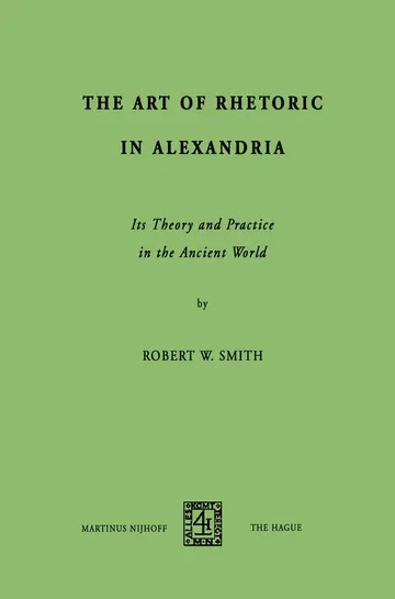 Cover of The Art of Rhetoric in Alexandria