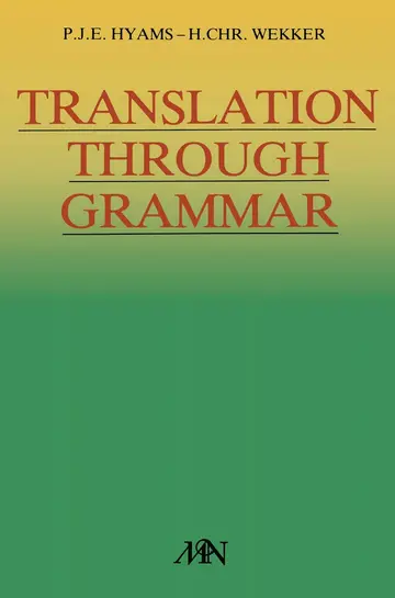 Cover of Translation Through Grammar