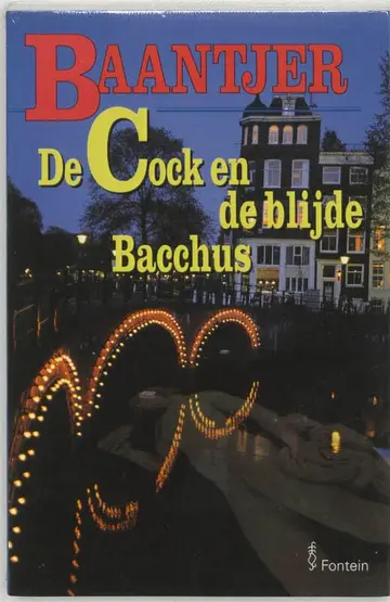 Cover of De Cock en de blijde Bacchus