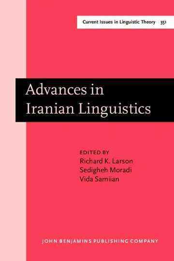 Cover of Advances in Iranian Linguistics