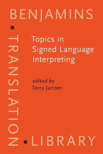 Cover of Topics in Signed Language Interpreting
