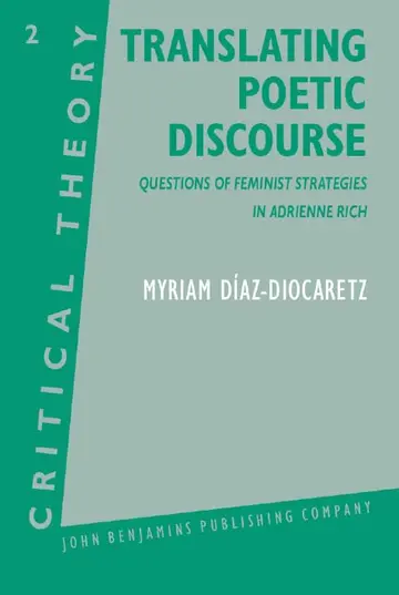 Cover of Translating Poetic Discourse