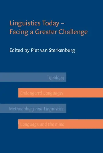 Cover of Linguistics Today – Facing a Greater Challenge