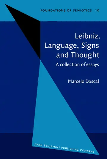 Cover of Leibniz. Language, Signs and Thought