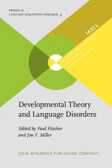 Cover of Developmental Theory and Language Disorders