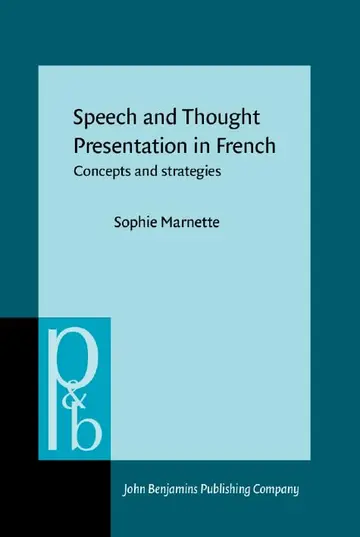 Cover of Speech and Thought Presentation in French