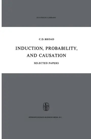 Cover of Induction, Probability, and Causation
