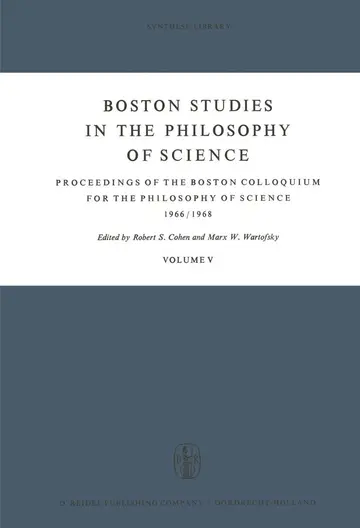 Cover of Boston Studies in the Philosophy of Science