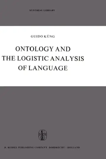 Cover of Ontology and the Logistic Analysis of Language