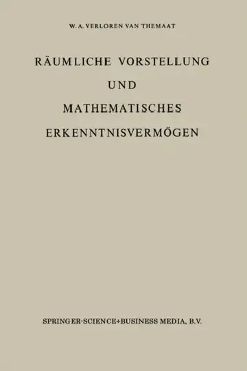 Cover of Räumliche Vorstellung Und Mathematisches Erkenntnisvermögen