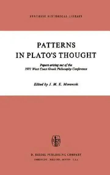 Cover of Patterns in Plato's Thought