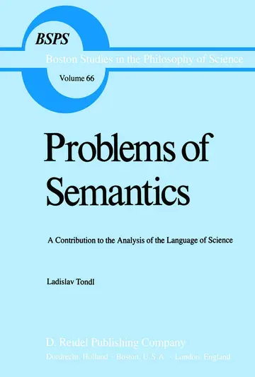 Cover of Problems of Semantics