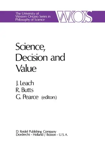 Cover of Science, Decision and Value