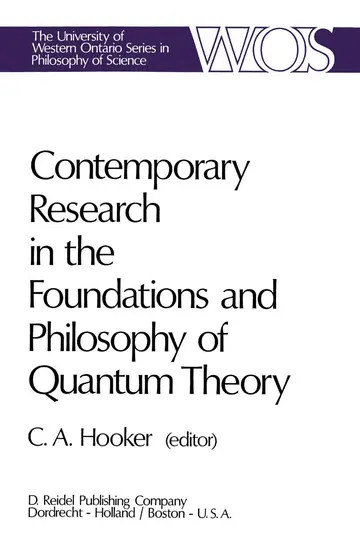 Cover of Contemporary Research in the Foundations and Philosophy of Quantum Theory