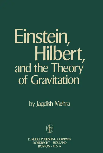 Cover of Einstein, Hilbert, and the Theory of Gravitation