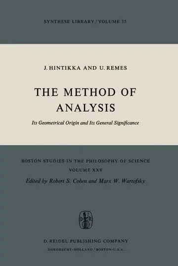 Cover of The Method of Analysis