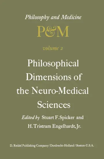 Cover of Philosophical Dimensions of the Neuro-Medical Sciences
