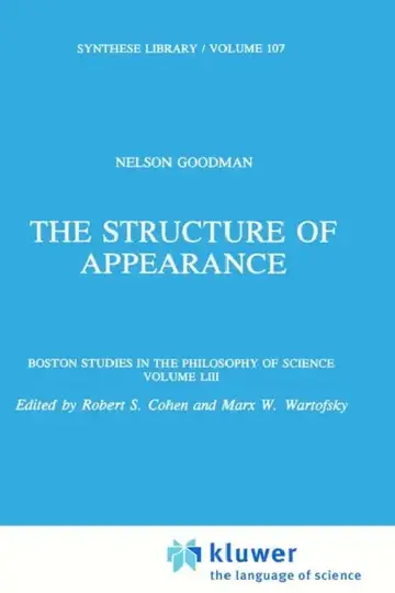 Cover of The Structure of Appearance