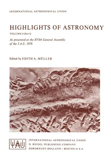Cover of Highlights of Astronomy