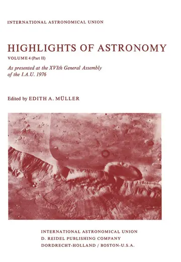 Cover of Highlights of Astronomy