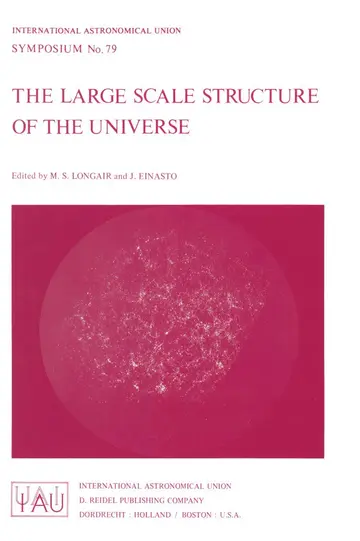 Cover of The Large Scale Structure of the Universe