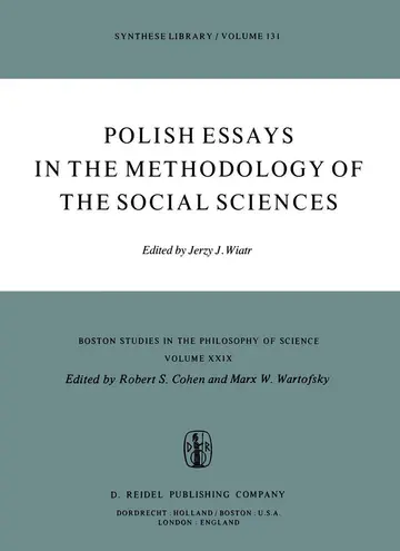 Cover of Polish Essays in the Methodology of the Social Sciences