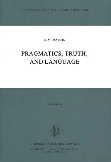 Cover of Pragmatics, Truth, and Language