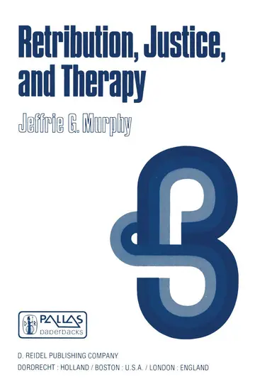 Cover of Retribution, Justice, and Therapy