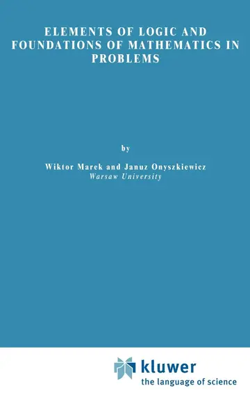 Cover of Elements of Logic and Foundations of Mathematics in Problems