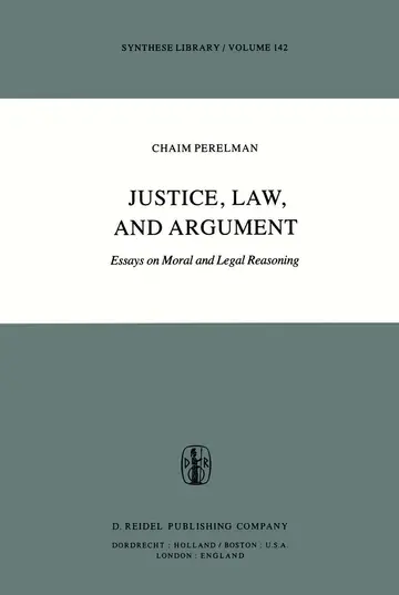 Cover of Justice, Law and Argument