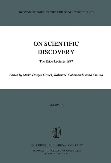 Cover of On Scientific Discovery