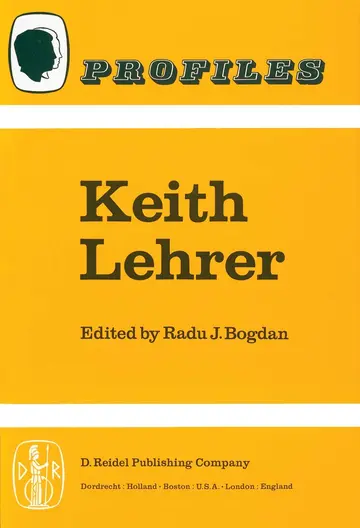Cover of Keith Lehrer