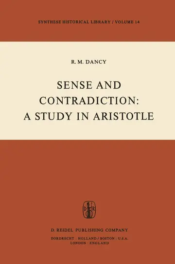 Cover of Sense and Contradiction