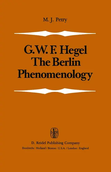 Cover of The Berlin Phenomenology