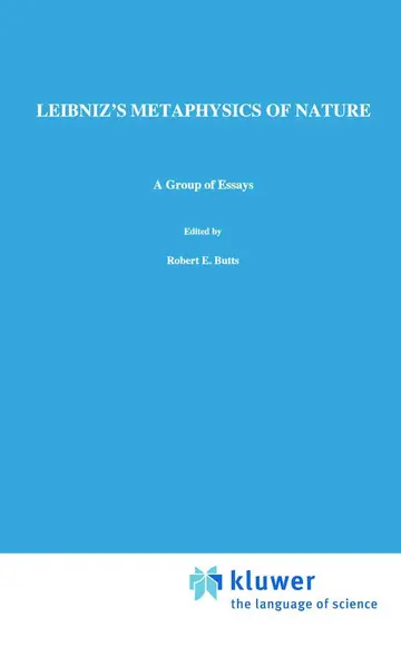 Cover of Leibniz’s Metaphysics of Nature