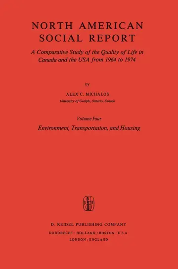 Cover of Environment, Transportation, and Housing