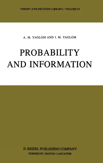 Cover of Probability and Information