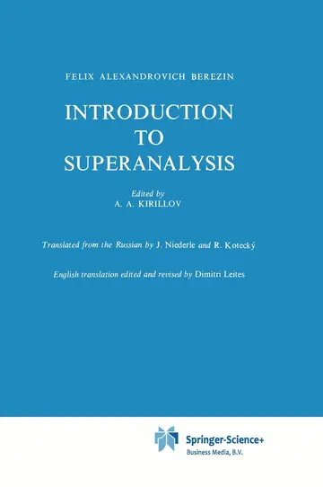 Cover of Introduction to Superanalysis