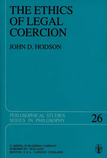 Cover of The Ethics of Legal Coercion
